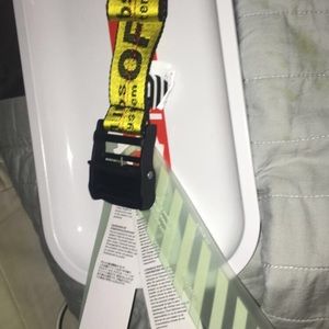 Off white construction belt